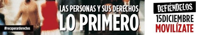 Concentración mañana jueves a las 20:00 horas frente a la Delegación del Gobiern