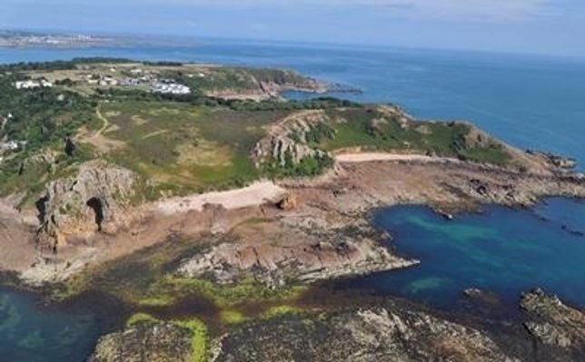 Vista aérea de La Cotte de St Brelade