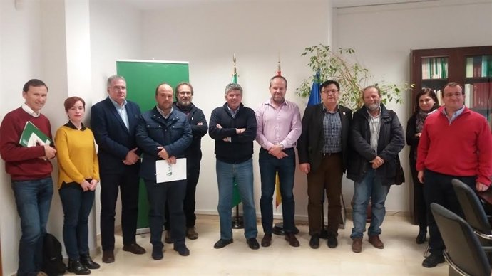 Algar (centro), durante el Consejo Provincial de Medio Ambiente