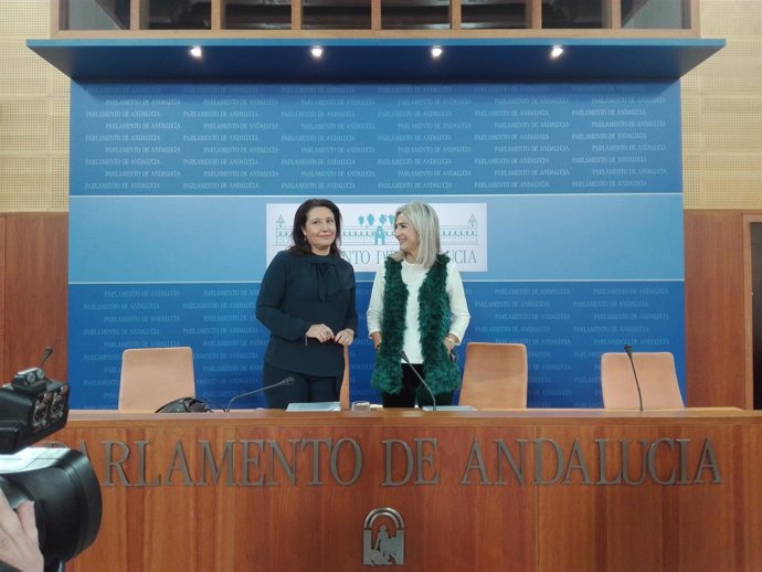 Carmen Crespo y Patricia del Pozo, hoy ante los medios