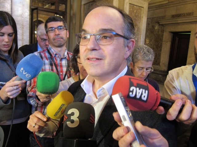 El líder de JxSí en el Parlament, Jordi Turull