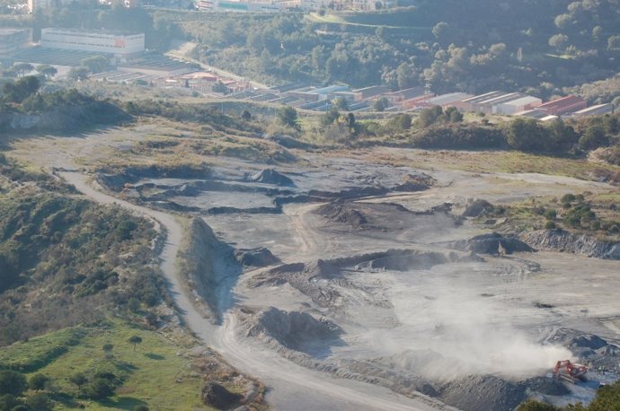 La Pedrera de las Pissarres, el origen de estas nubes de polvo