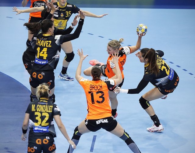 España - Holanda, balonmano femenino