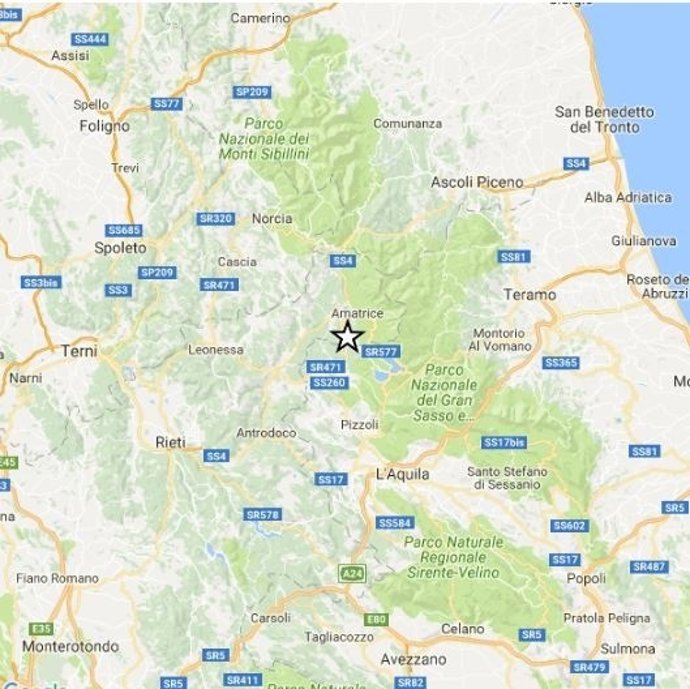 Terremoto de 3,2 en L'Aquila