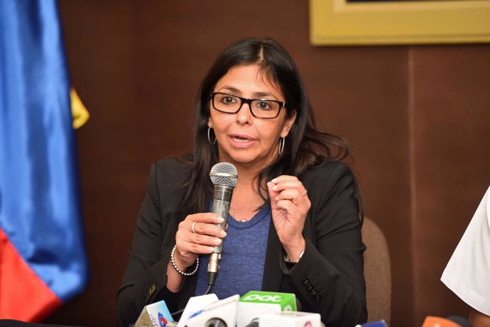 La ministra de Exteriores de Venezuela, Delcy Rodríguez