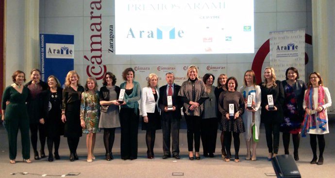 Gastón en Premios de la Asociación de Mujeres Empresarias y Profesionales ARAME