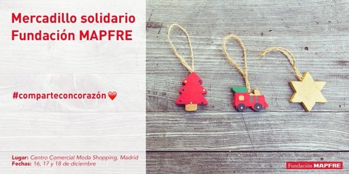 Carte del mercadillo de Fundación Mapfre