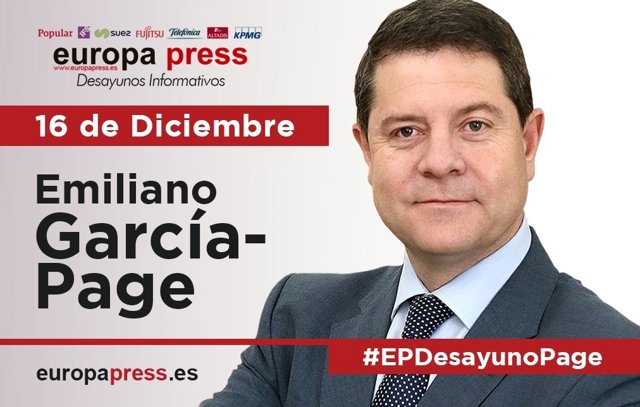 Desayuno Informativo en Europa Press con Emiliano García-Page