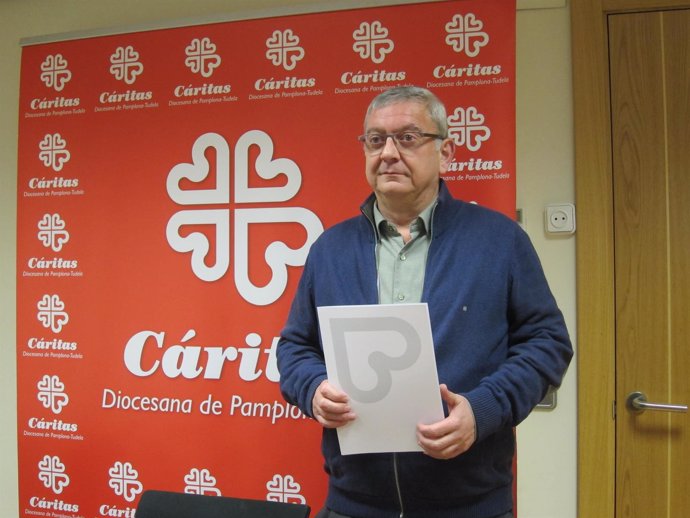 El director de Cáritas en Navarra, Ángel Iriarte