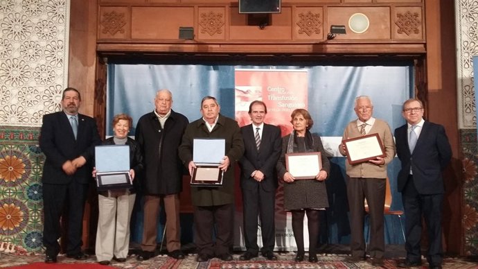 Premiados por el Centro de Transfusión Sanguínea