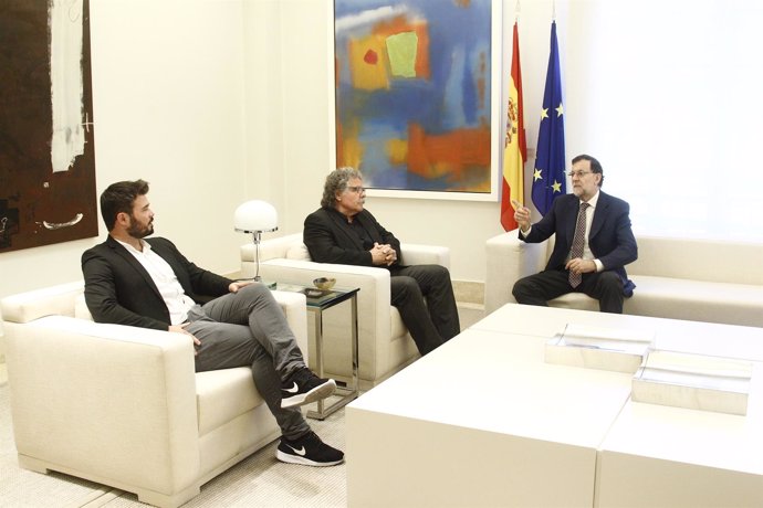 Rajoy se reúne con Gabriel Rufián y Joan Tarda