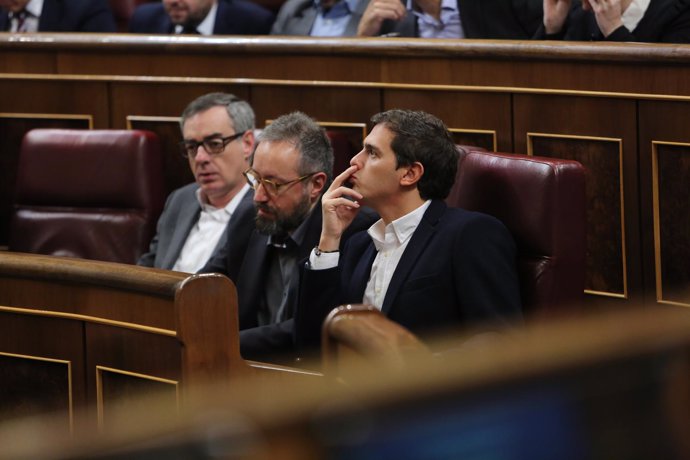 Rivera en la sesión de control al Gobierno en el Congreso