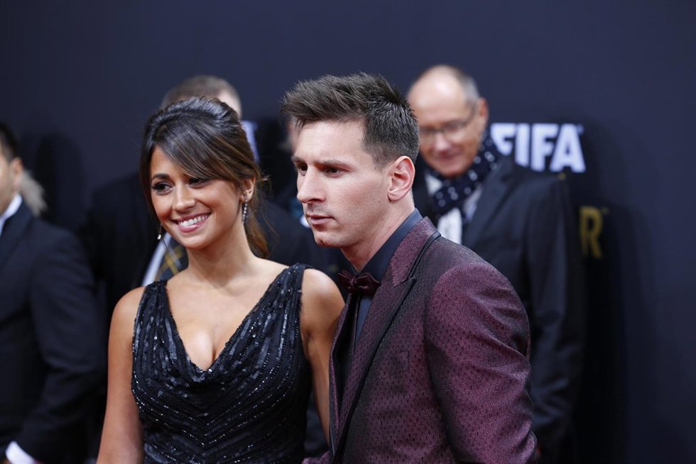 Messi y Antonella