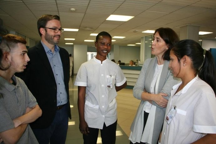 José Hila, en la Clínica Juaneda