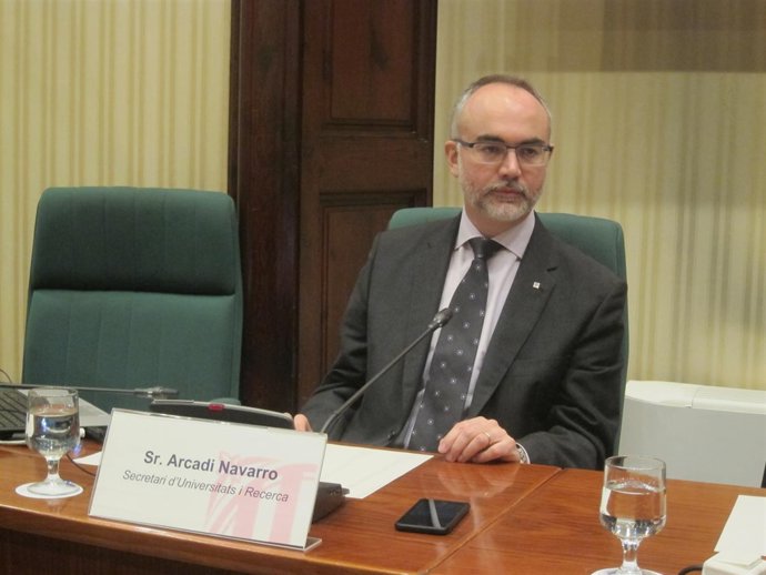 El Secretario de Universidades Arcadi Navarro