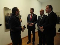 Las obras de los artistas becados por la Diputación de Valladolid, expuestas en el Centro Leonés de Arte