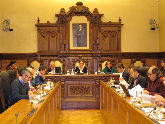 Pleno municipal de Gijón.