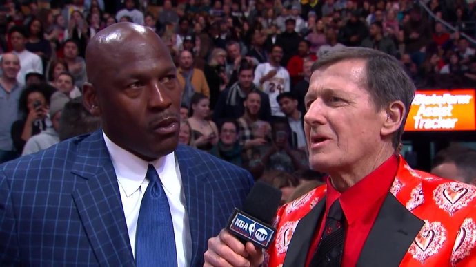 Craig Sager entrevista a Michael Jordan / NBA