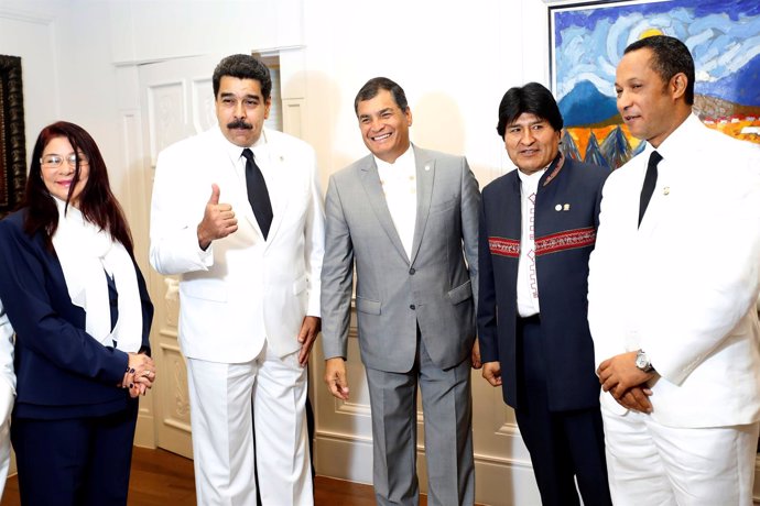 Morales, Correa y Maduro