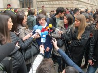 Mireia Boya (CUP): "El proceso constituyente ha comenzado. La Constitución está muerta"