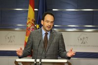 Hernando (PSOE) dice que las manifestaciones ante el TSJC son "poco respetuosas con la independencia judicial"