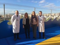 La terraza de la ludoteca del Materno Infantil recreará una playa mediterránea