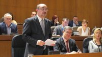 Lambán dice que Aliaga es "un factor clave" para definir las políticas del Gobierno de España respecto a Aragón