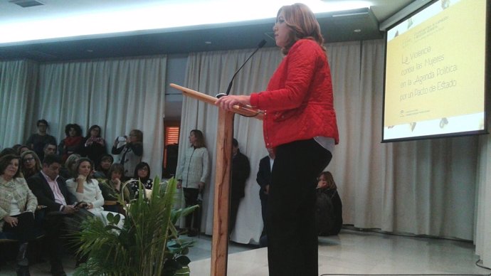 Susana Díaz, en un acto en Baeza (Jaén)