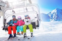 Actividades de nieve en familia: esquí , raquetas, iglús, motos, multiaventura...