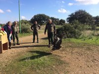 Liberan en Guadalcázar (Córdoba) un águila real recuperada en el CREA de Los Villares