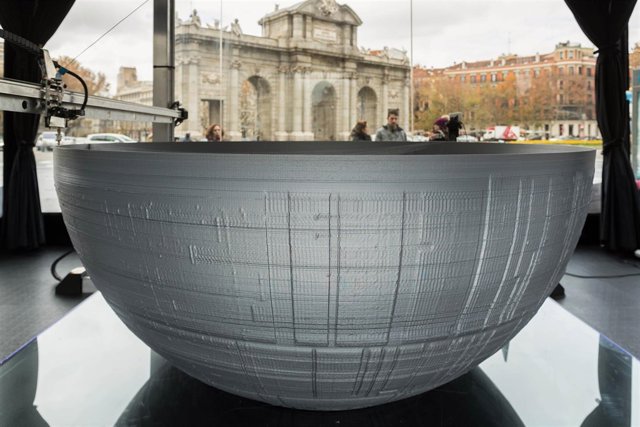 Estrella de la muerte en Madrid