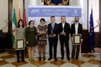 Matías Prats recoge el Premio de Periodismo Ciudad de Málaga por su trayectoria