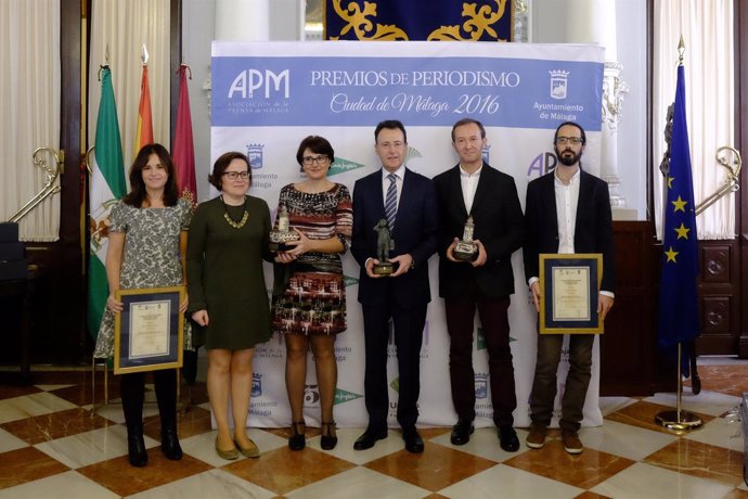 Galardonados en premios de Periodismo Ciudad de Málaga