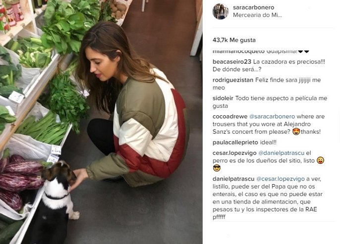 Sara Carbonero por instagram