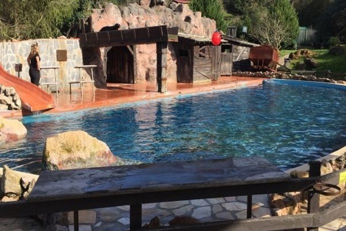 Recinto leones marinos de Cabárceno 