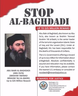 Recompensa por Al Baghdadi