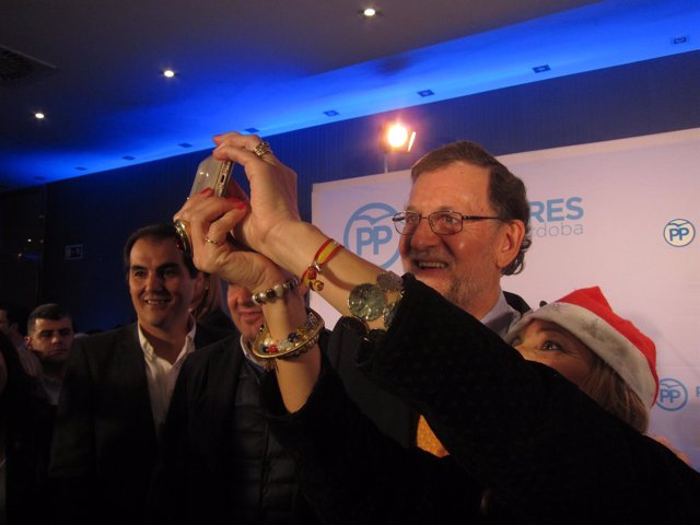 Mariano Rajoy en un acto en Córdoba