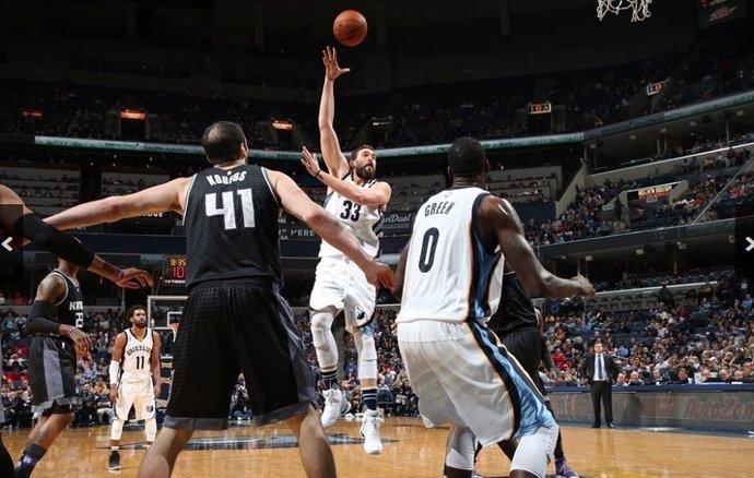 Marc Gasol Memphis Grizzlies Sacramento Kings NBA