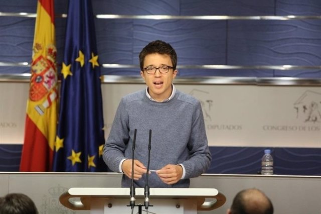 Iñigo Errejón, en rueda de prensa