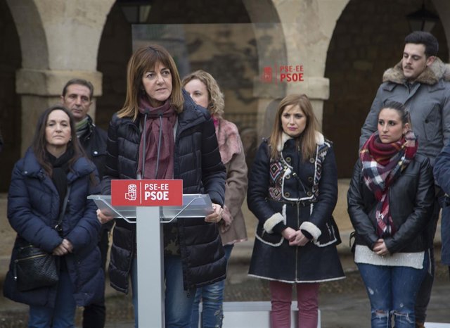 Idoia Mendia, en Elciego