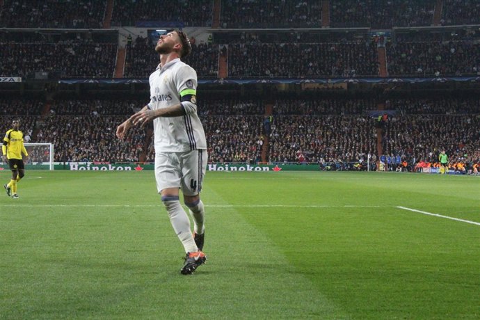 Sergio Ramos en el Real Madrid - Borussia Dortmund