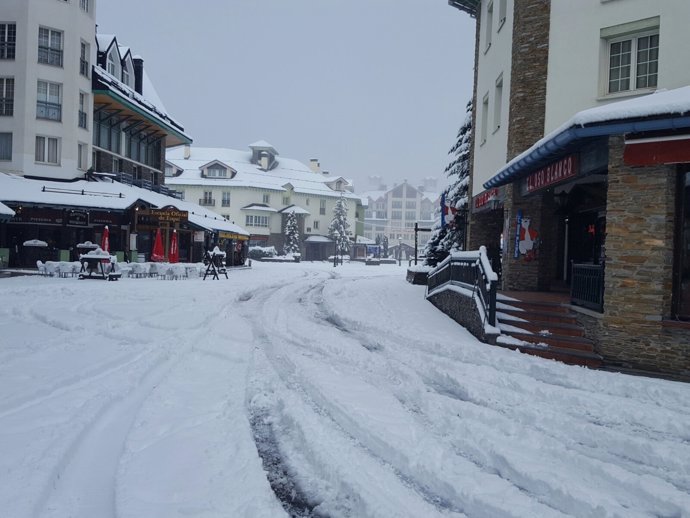 Sierra Nevada tras las últimas precipitaciones en la estación invernal