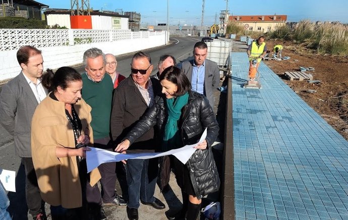 Nueva acera en José Estrañi