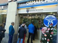 Los vascos gastarán este año una media de 74,95 euros en el sorteo de la Lotería de Navidad