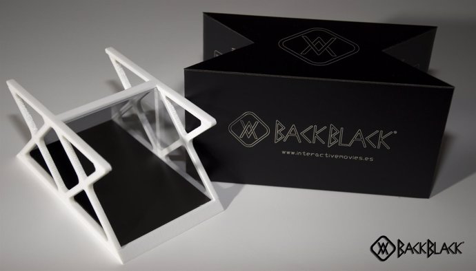 BackBlack gadget proyector holográfico movil smartphone