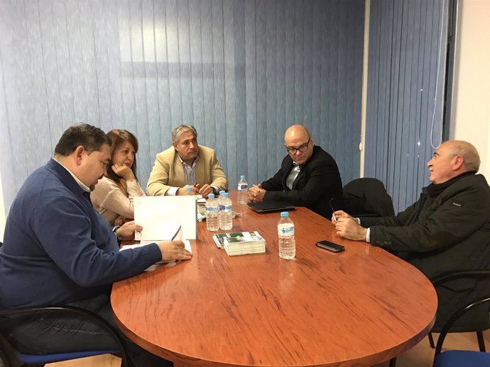 Reunión del PSOE de Jaén con empresarios del Polígono Los Olivares