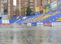 El UCAM Murcia-Levante, aplazado por las fuertes lluvias