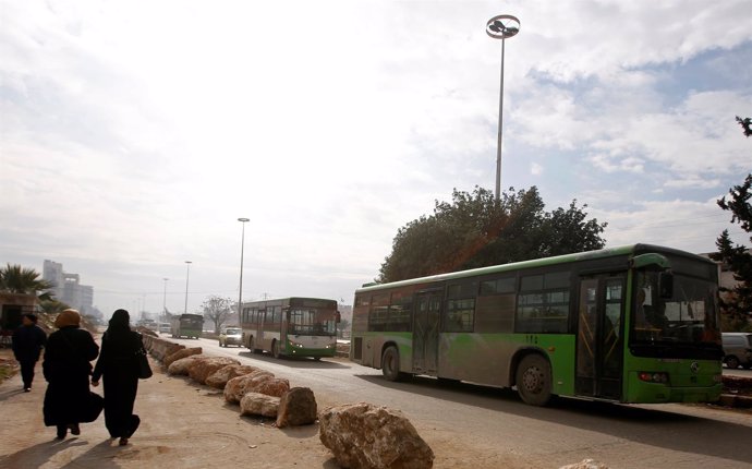 Evacuación Alepo