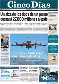 Las portadas de los periódicos económicos de hoy, lunes 19 de diciembre