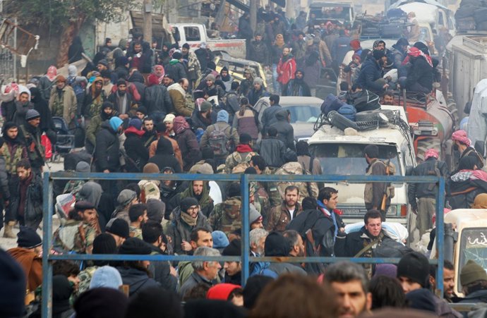 Evacuación de Alepo